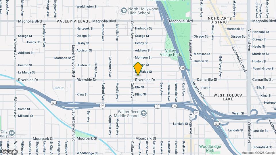 11637 Riverside Dr Map and Location Details