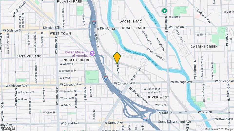 902 N Elston Ave Map and Location Details