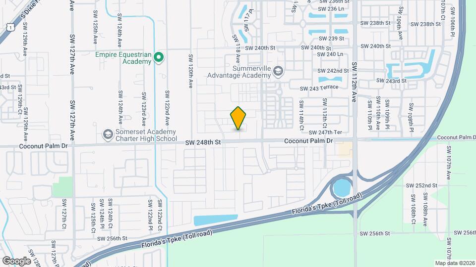 11804 SW 247th Ter Mapa y Detalles de la Ubicación