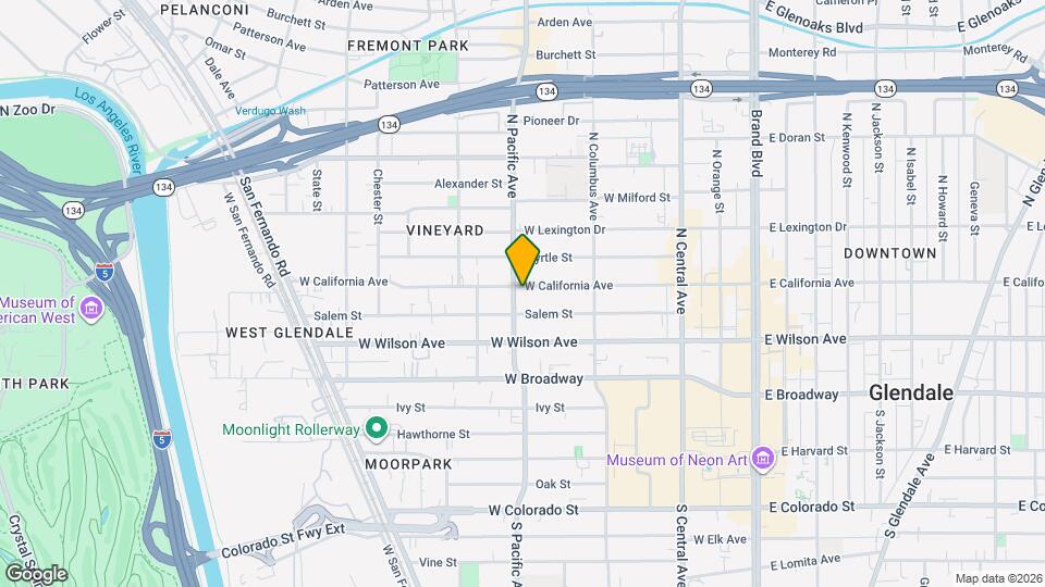 470 W California Ave Map and Location Details