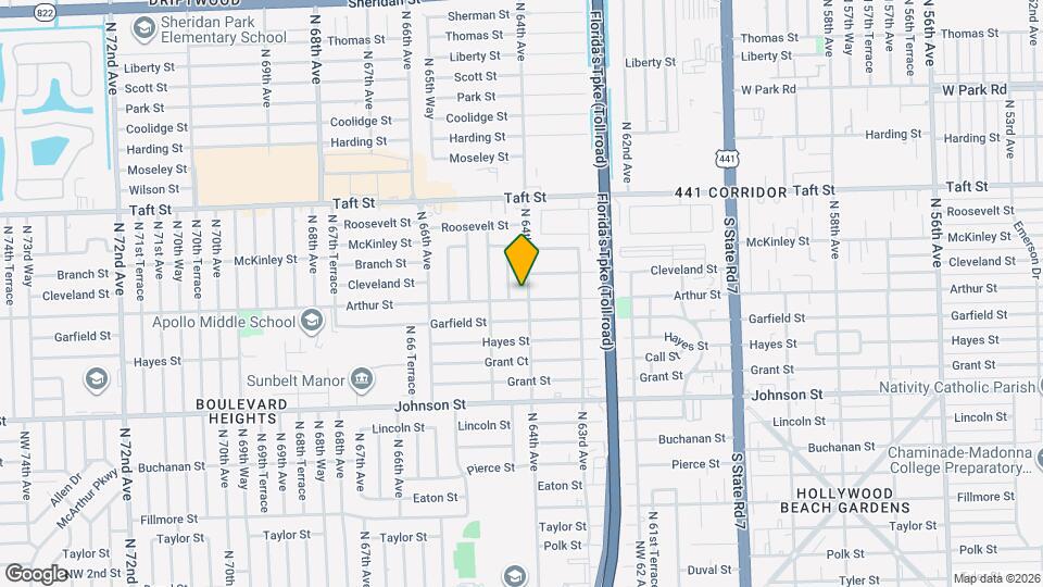 1300 N 64th Ave Map and Location Details