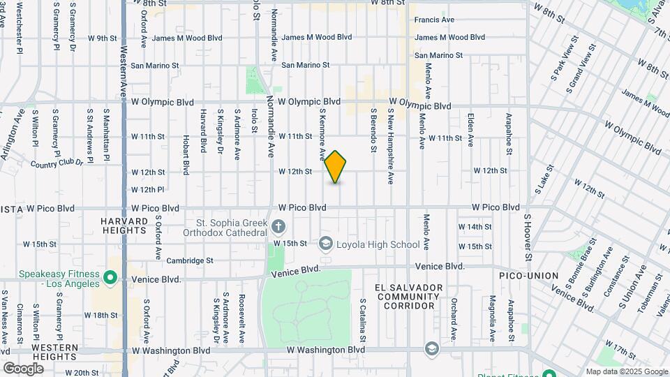 1229 Dewey Ave Map and Location Details
