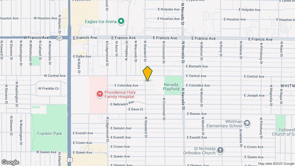 603 E Columbia Ave Map and Location Details