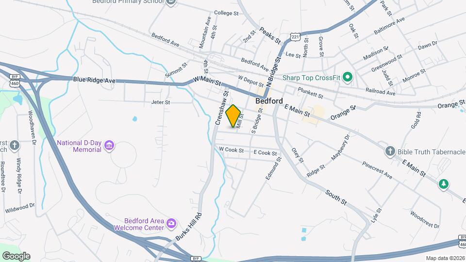 406 W Franklin St, Unit B Map and Location Details