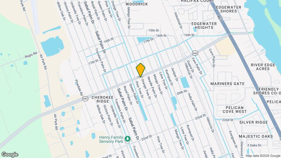 1846 Orange Tree Dr Mapa y Detalles de la Ubicación