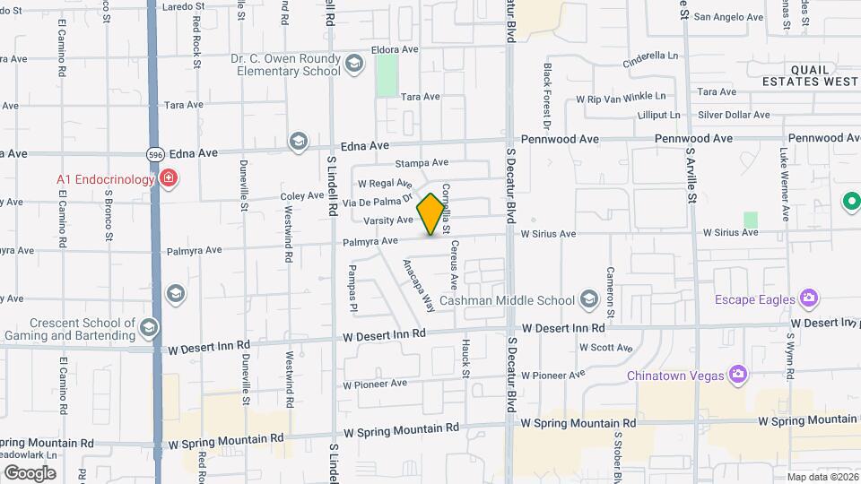 5159 Palmyra Ave Map and Location Details