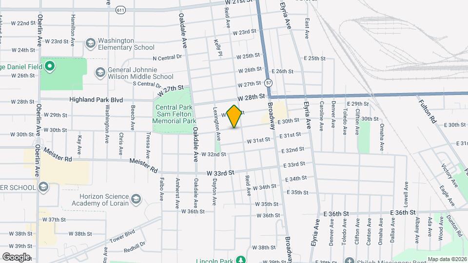 313 W 30th St Map and Location Details