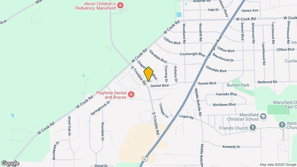 1231-1243 S Trimble Rd Mapa y Detalles de la Ubicación
