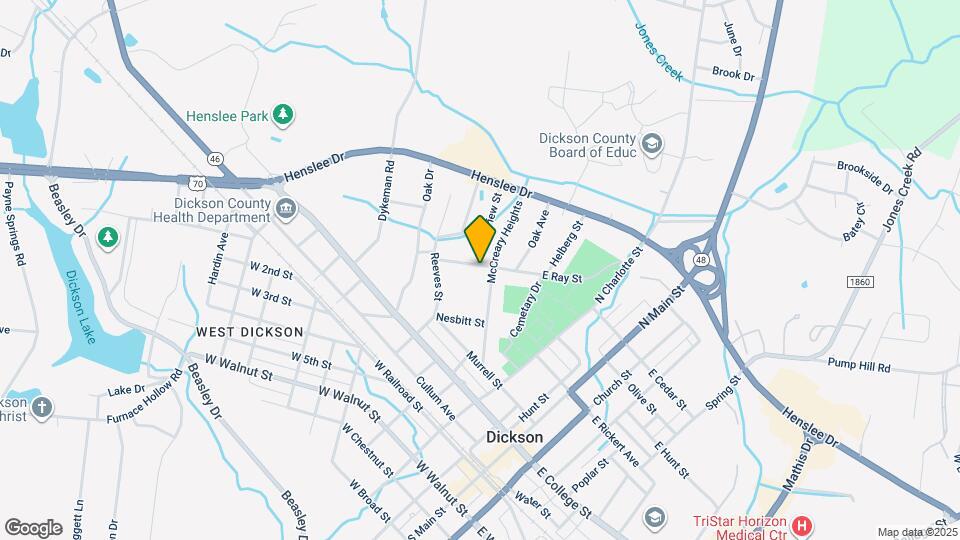 105 W Ray St Map and Location Details