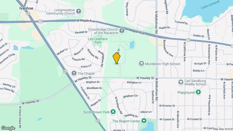 1625 Woodcrest Cir Map and Location Details
