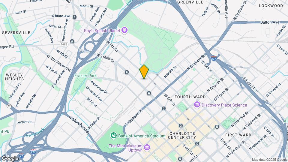 710 W Trade St Map and Location Details