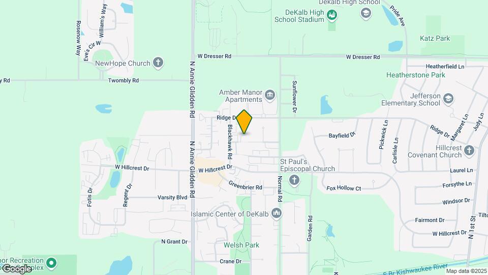 917 Edgebrook Dr Map and Location Details