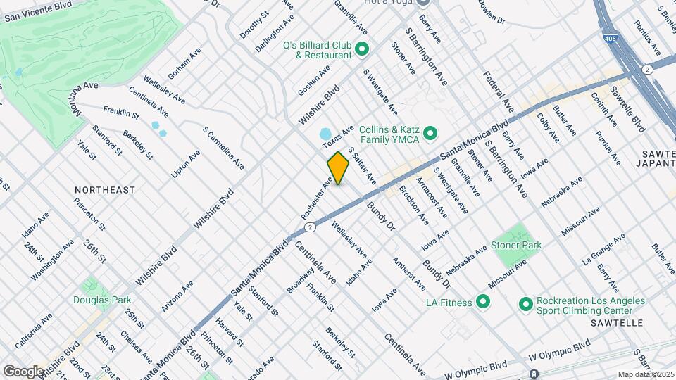 1418 Amherst Ave Map and Location Details