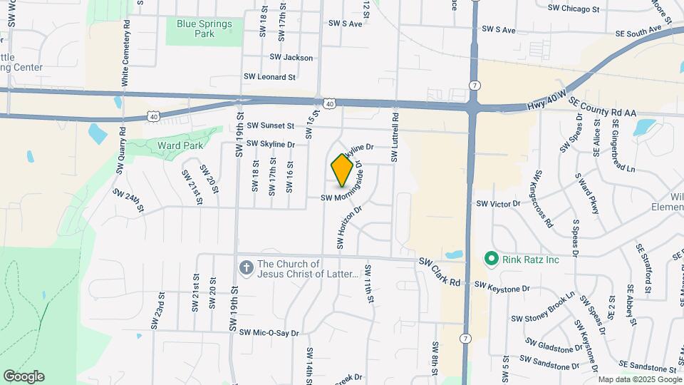 1301 SW Morningside Dr Mapa y Detalles de la Ubicación