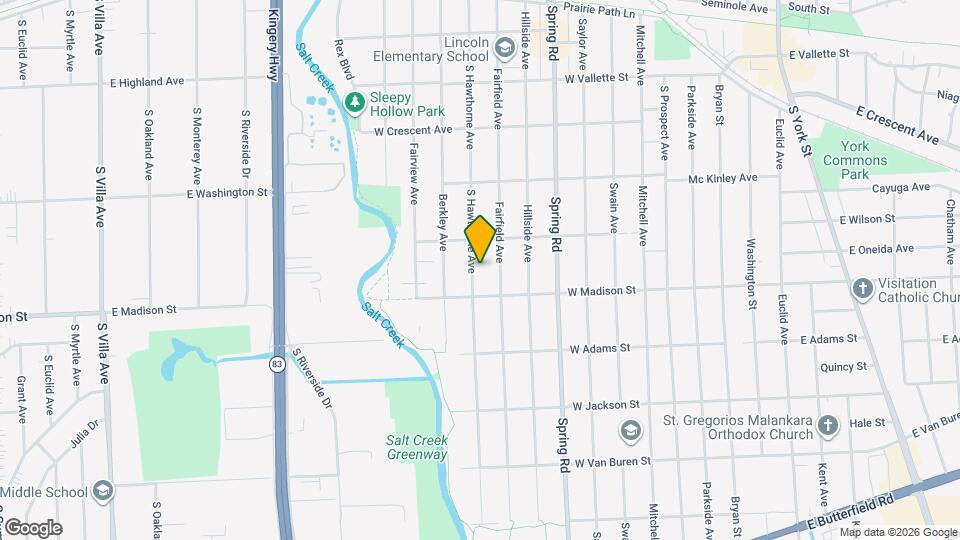 753 S Hawthorne Ave Map and Location Details