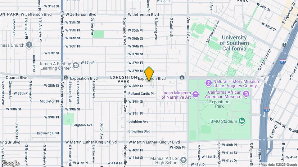1181 W 38th St Map and Location Details