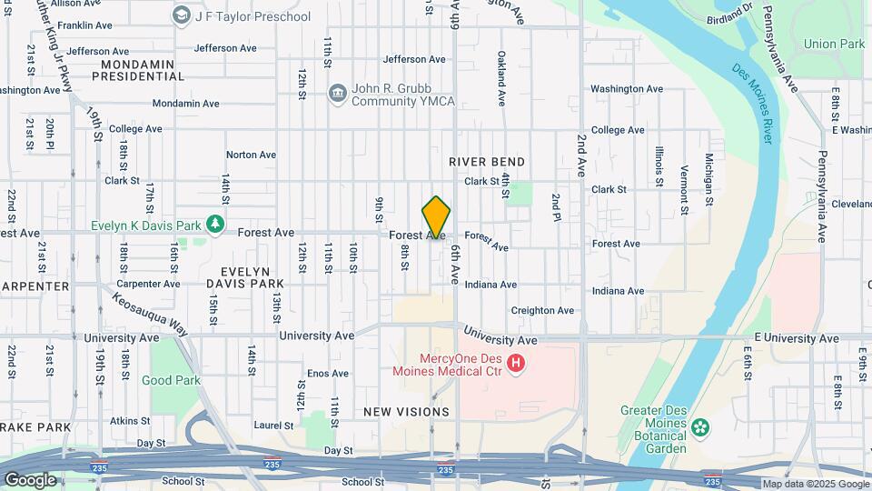 1345 7th St Map and Location Details