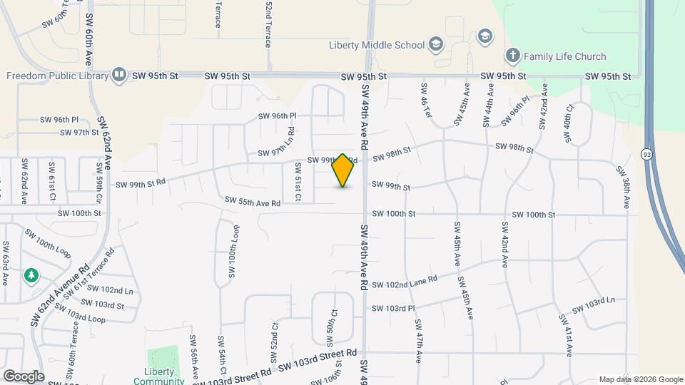 4986 SW 99th Pl Map and Location Details