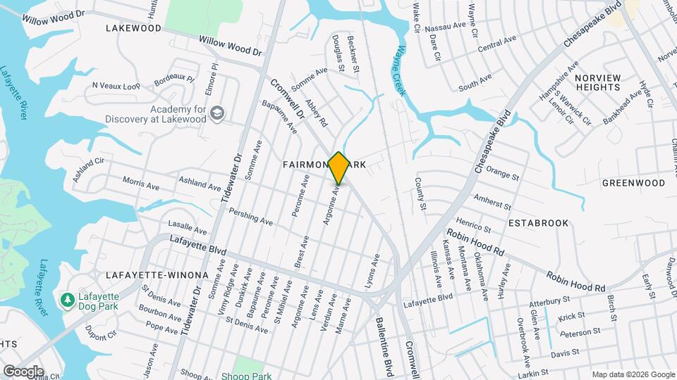 3424 Argonne Ave Map and Location Details