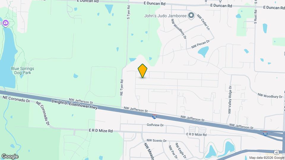 1607 NW High View Dr Map and Location Details