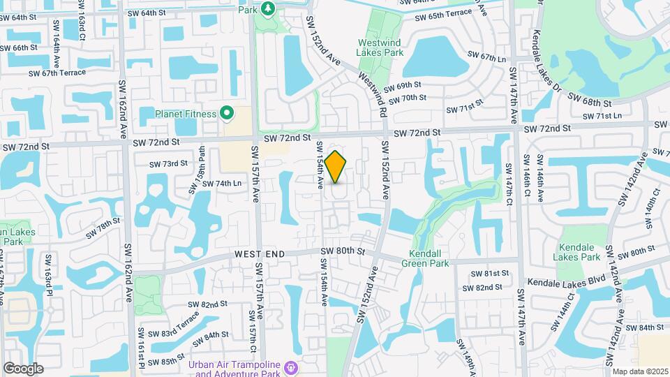 7525 SW 153rd Pl Map and Location Details