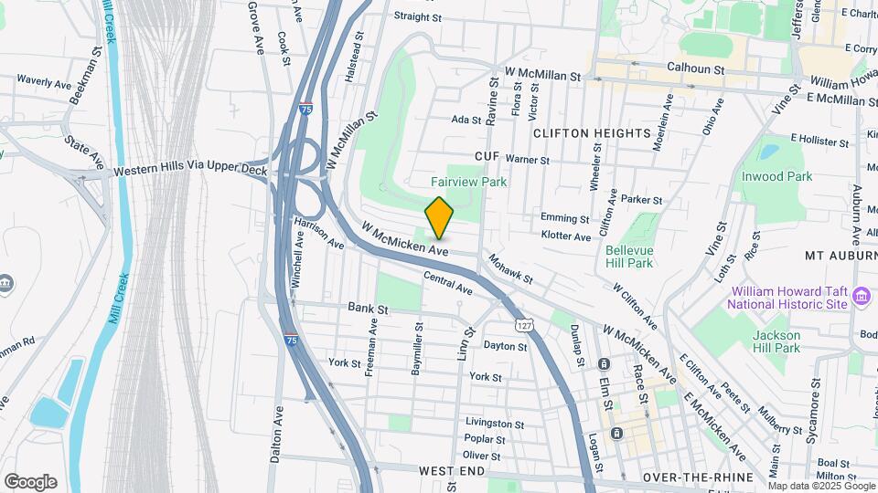 458 W McMicken Ave Map and Location Details