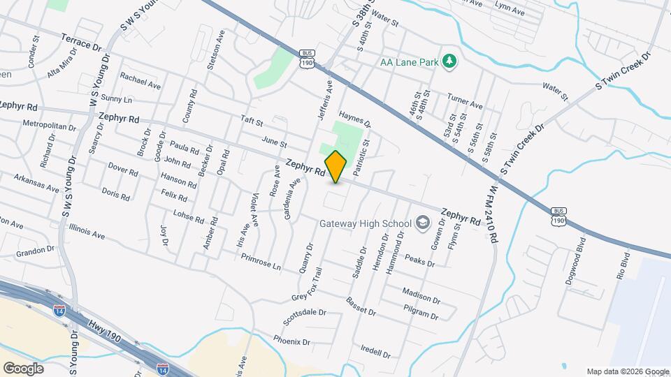 1603 Dugger Cir Map and Location Details