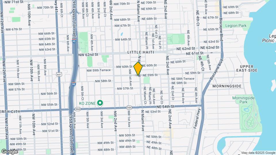 5850 N Miami Ave Map and Location Details