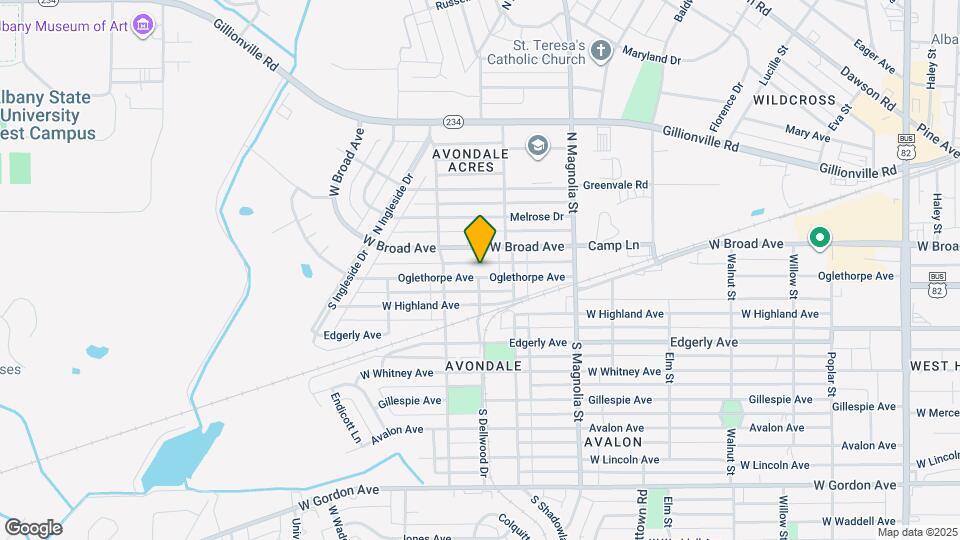 1811 Oglethorpe Ave Map and Location Details
