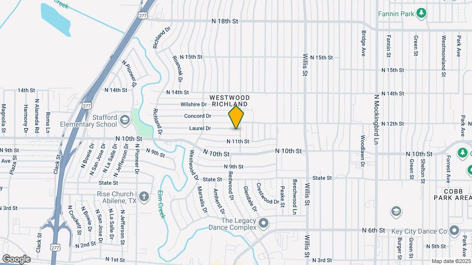 3733 Laurel Dr Map and Location Details