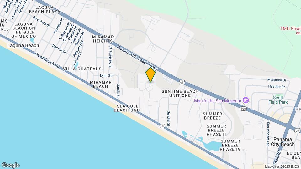 17620 Front Beach Rd Map and Location Details