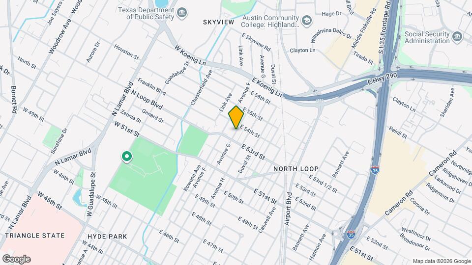 5313 Avenue G Map and Location Details