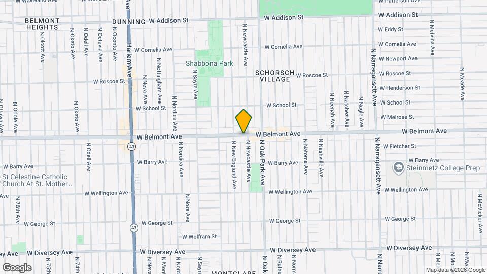 6853 W Belmont Ave Map and Location Details