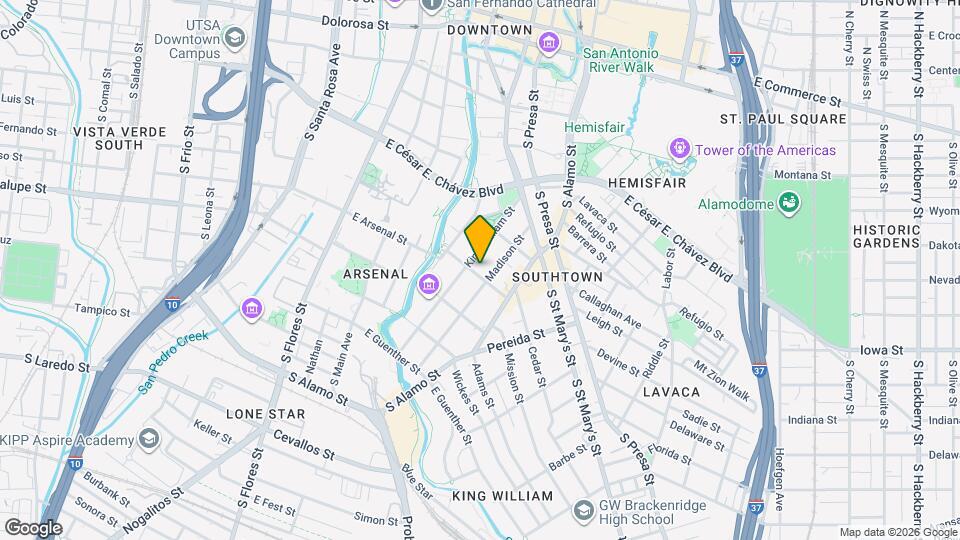 215 Beauregard St Map and Location Details