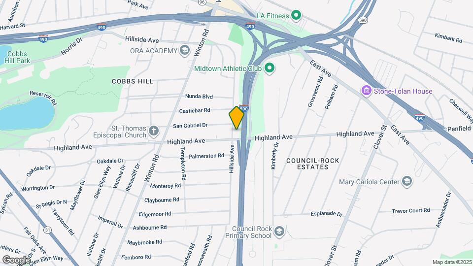 690 Hillside Ave Map and Location Details
