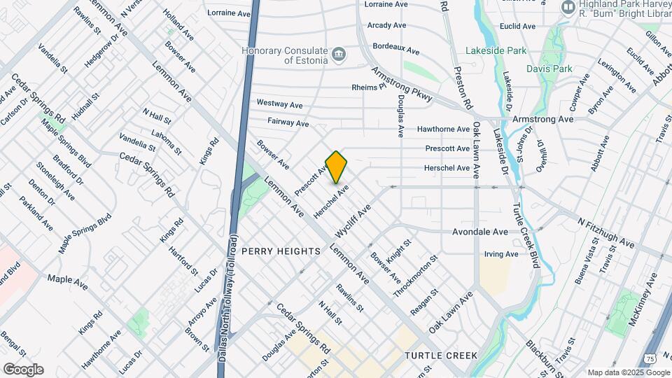 4419 Holland Ave Map and Location Details