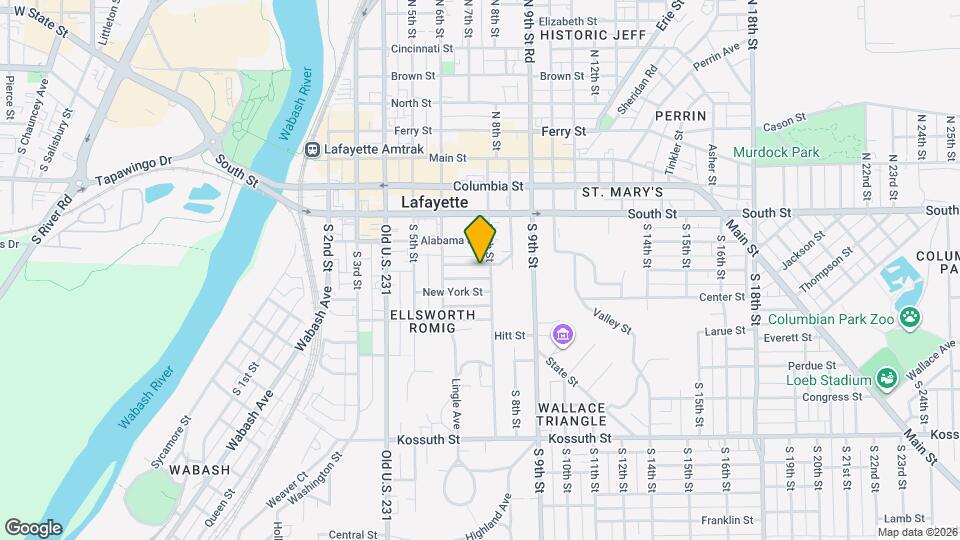 635-639 Oregon St Map and Location Details