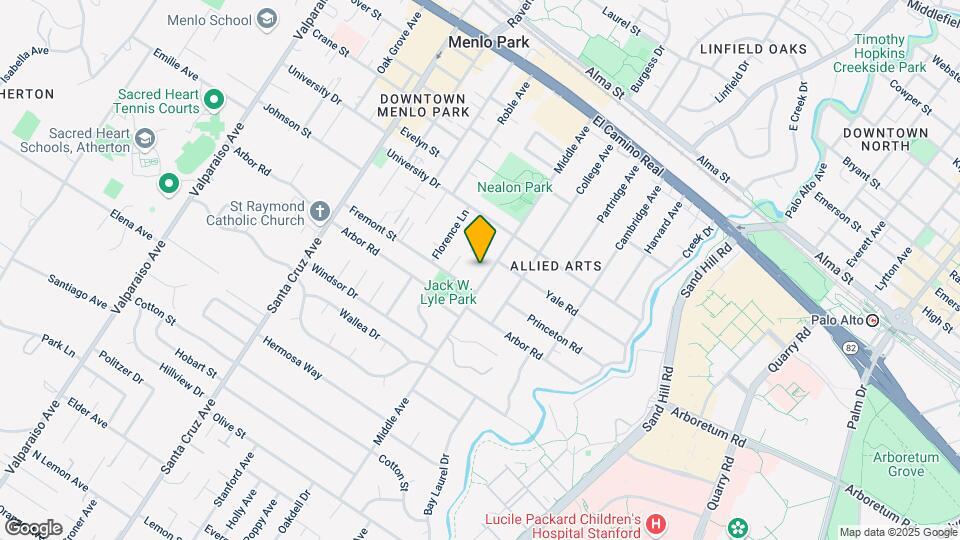 Middle Ave Apt Mapa y Detalles de la Ubicación
