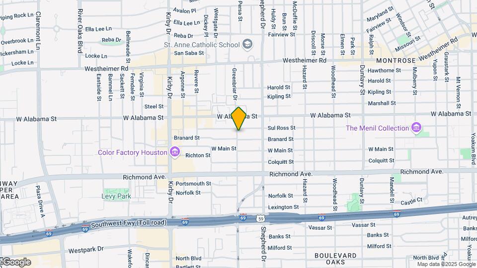 3235 Greenbriar Dr Map and Location Details