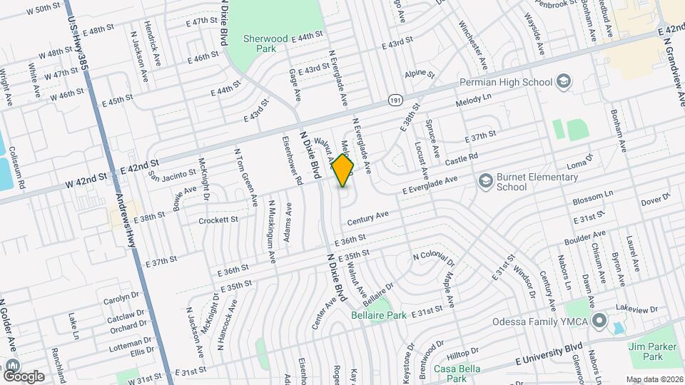 3624 Walnut Ave Map and Location Details