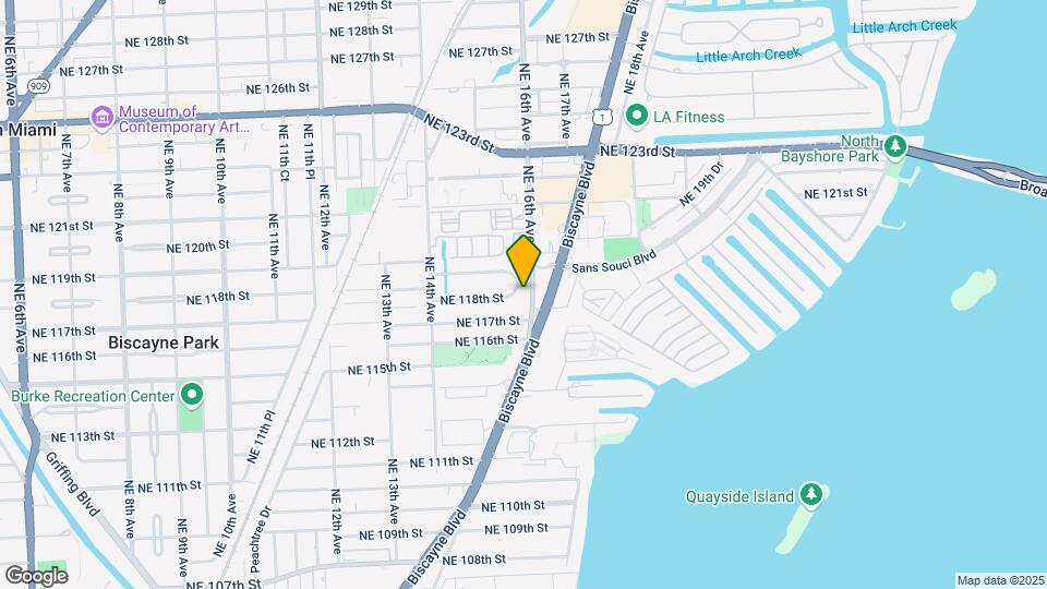 Biscayne Tower Apartments Map and Location Details