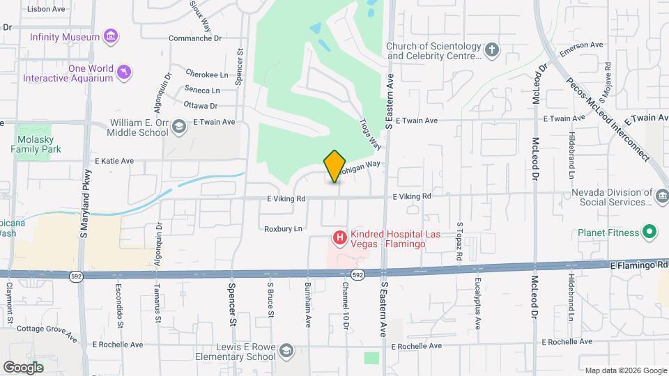 3875 Hoopa Ln Map and Location Details