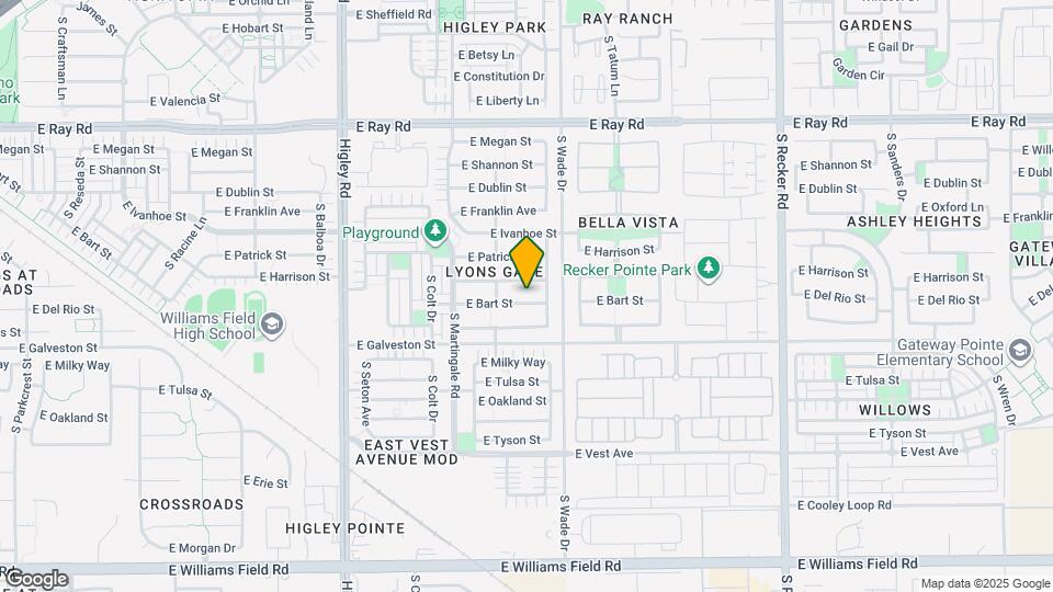 3532 E Bart St Map and Location Details