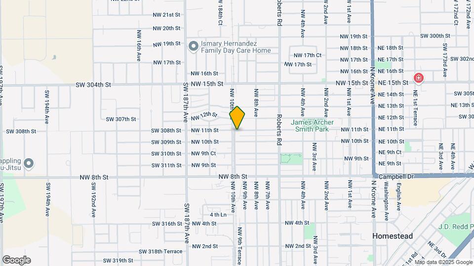 960 NW 11th St Map and Location Details