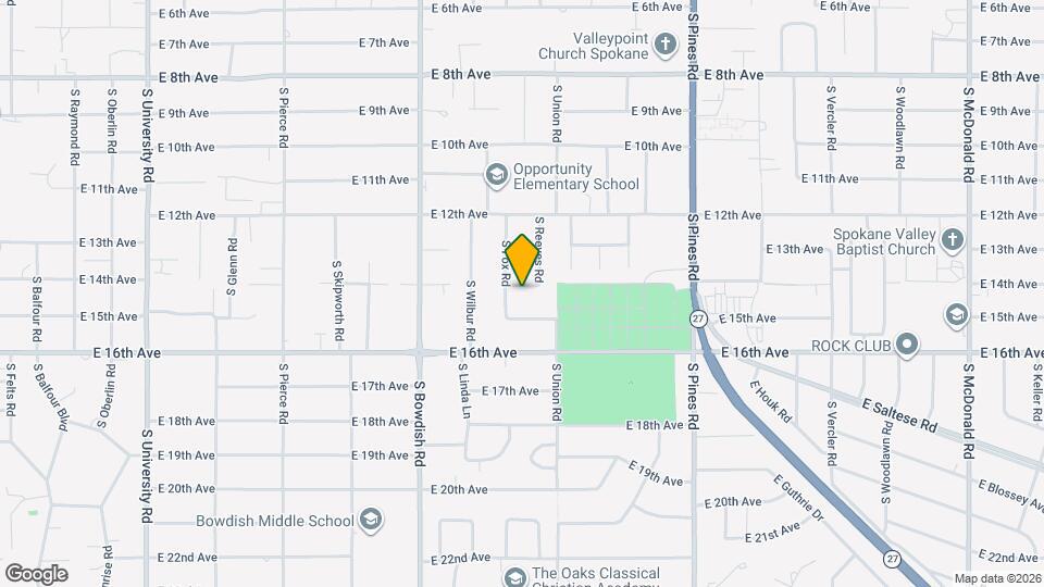 11722 E 14th Ave Map and Location Details