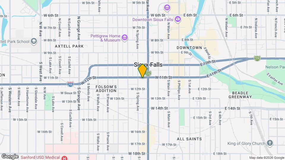 415 W 11th St Mapa y Detalles de la Ubicación