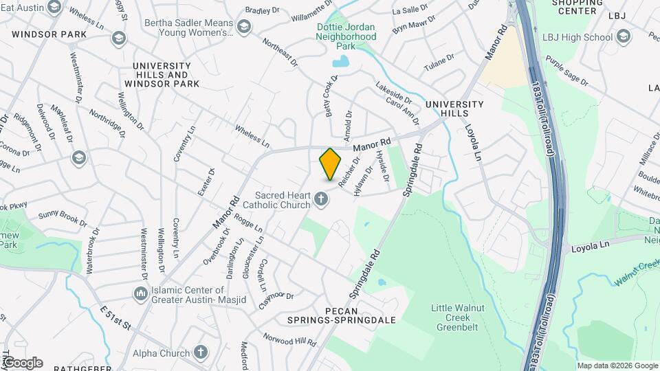 6104 Reicher Dr Map and Location Details