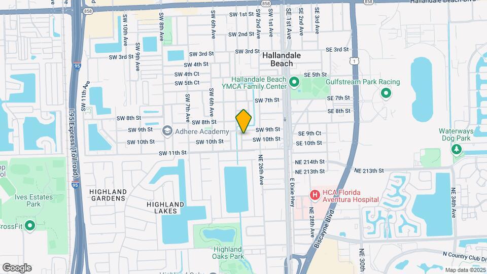 232 SW 10th St, Unit S Map and Location Details