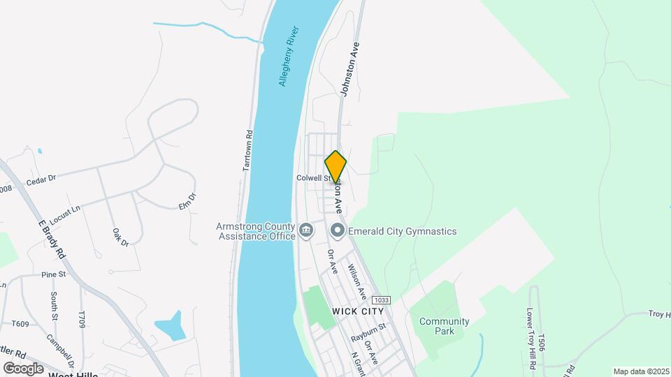 1359 Johnston Ave Map and Location Details