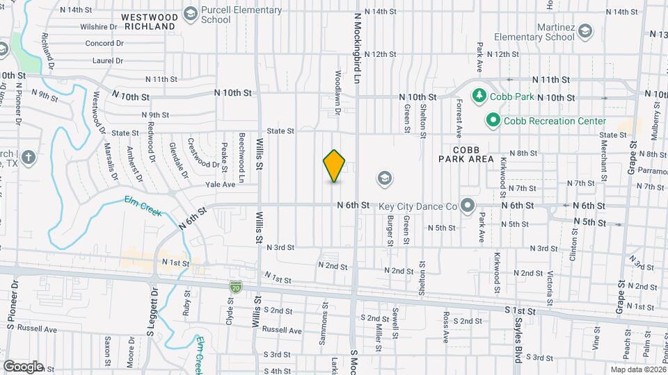 633 Woodlawn Dr Map and Location Details